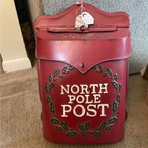 Metal letters to Santa mailbox